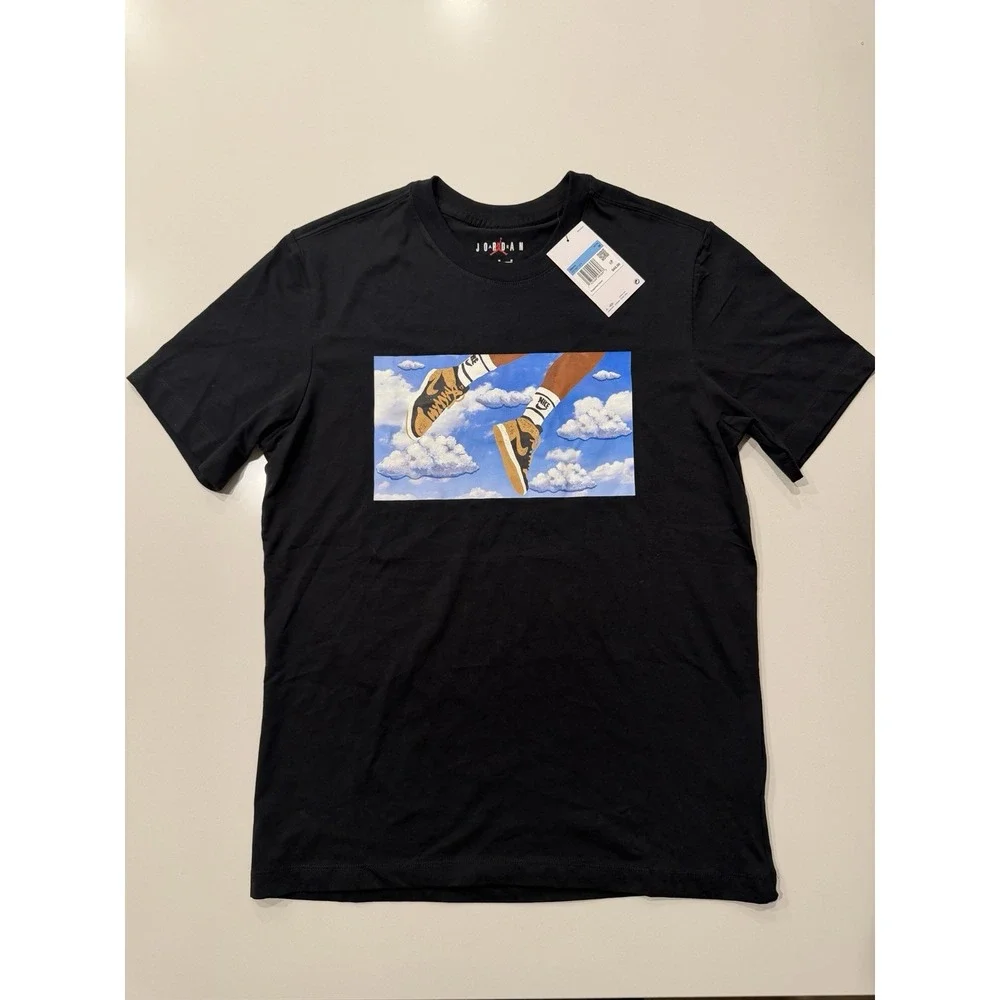 Jordan Flight Essentials Graphic Tee Black FZ1967 Mens M NWT